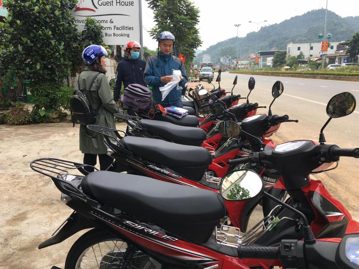 Hg Hostel Provide Tours & Motorbikes Ha Giang Exterior foto